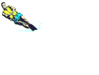 Gif animé ski nautique